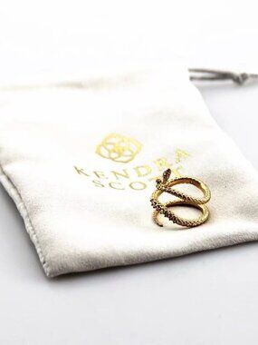 Kendra Scott Gold Snake Coil Ring